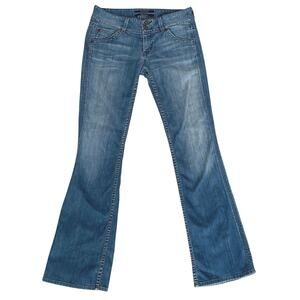 Y2K Hudson Jeans, Made in USA, Low Rise Bootcut, Size 28, 
RN 107906